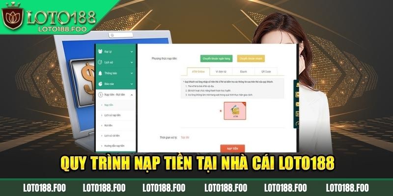 Truy cập giao dịch nạp rút tiền đơn giản
